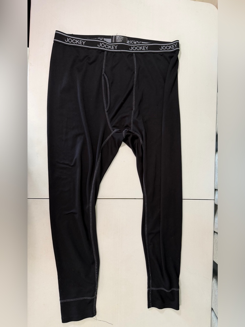Jockey Pants Mens Large Smart Thermal Long Johns Black
Size: large